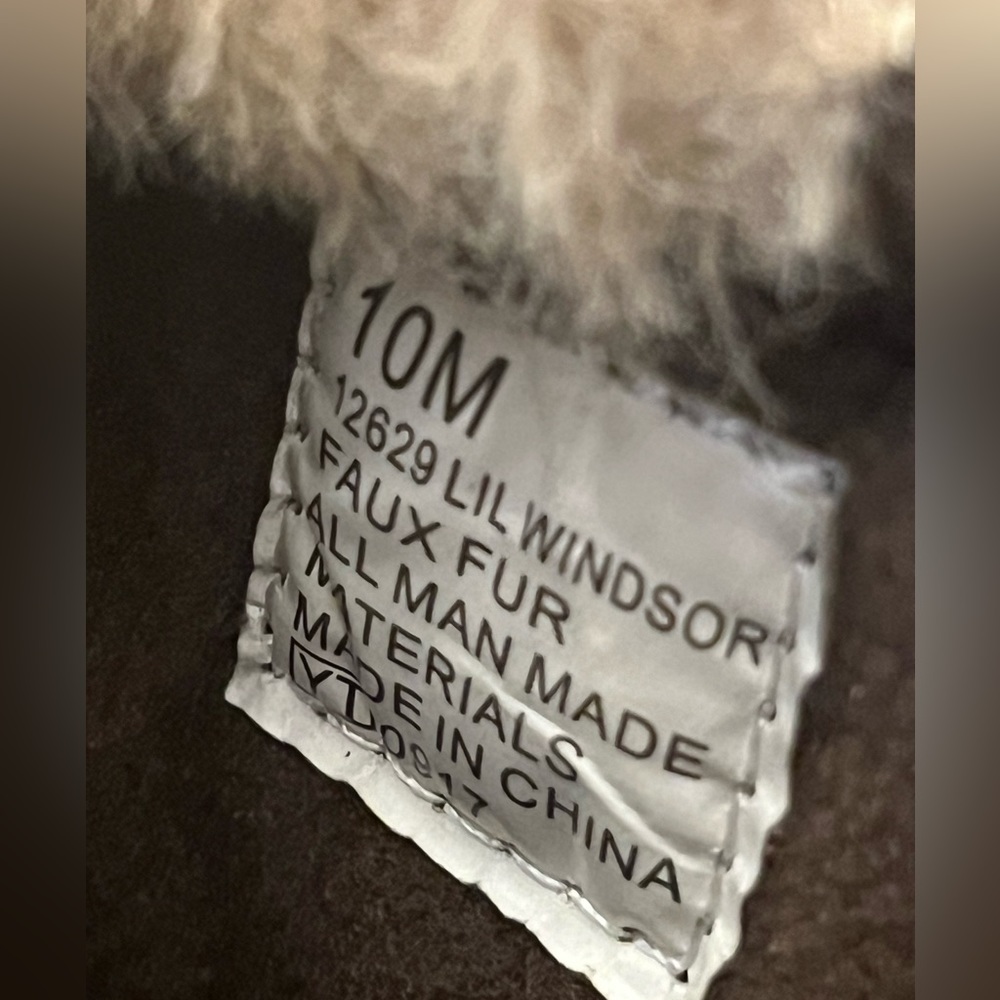 Rachel Shoes Lil Windsor Toddler Girl's Faux Fur Trim Boots - Picture 8 of 10